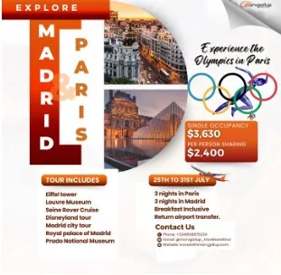 Marvgallup Madrid travel package