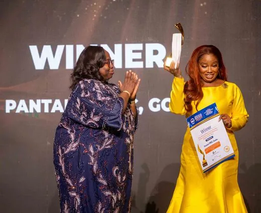 NHEA 2026 winner receiving their award on stage